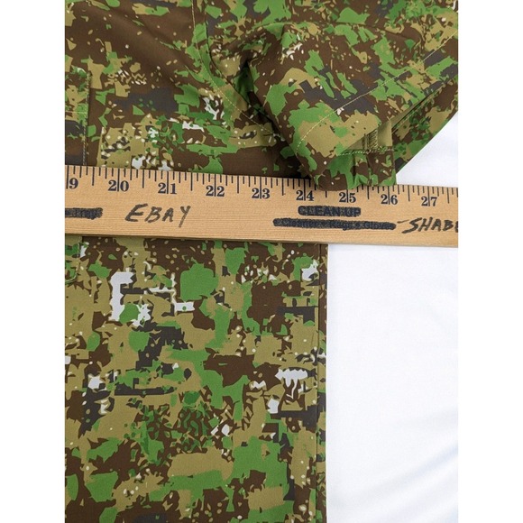 Retro Rifle Shirt Mens XL Warrior Camouflage Button Down Performance Camo - Picture 8 of 9